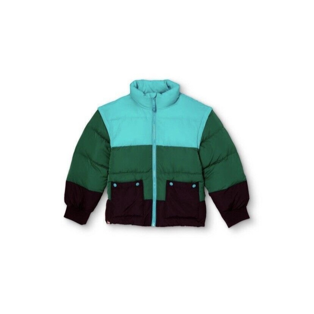 Lego Kids Puffer Jacket - Teal, Green, and Black
